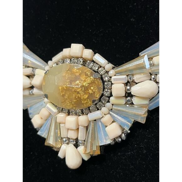 RUSH by Denis & Charles Beaded and Stone Statement Necklace - Picture 2 of 3